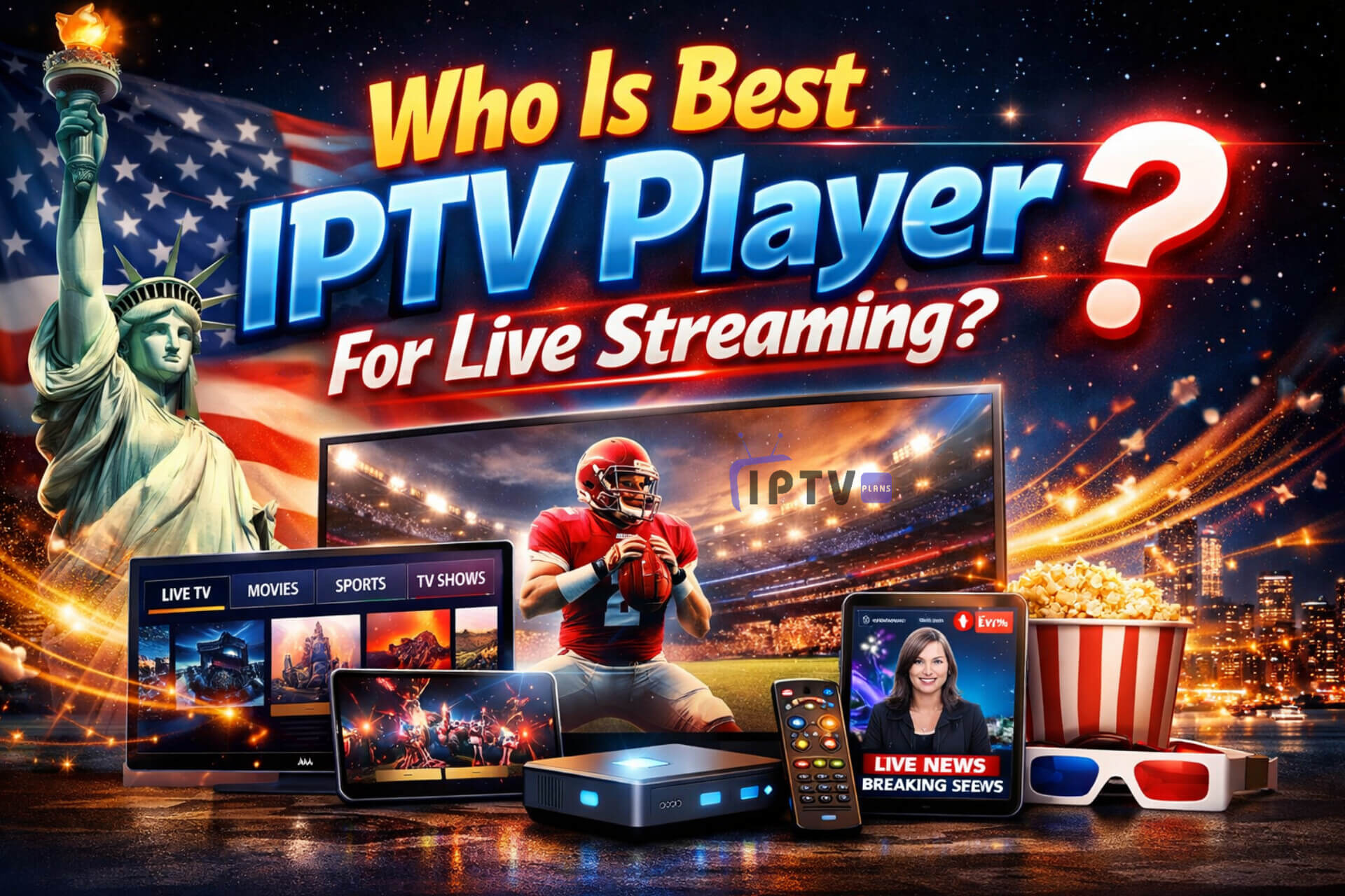 Best IPTV player for live streaming on Firestick with IPTV Plans
