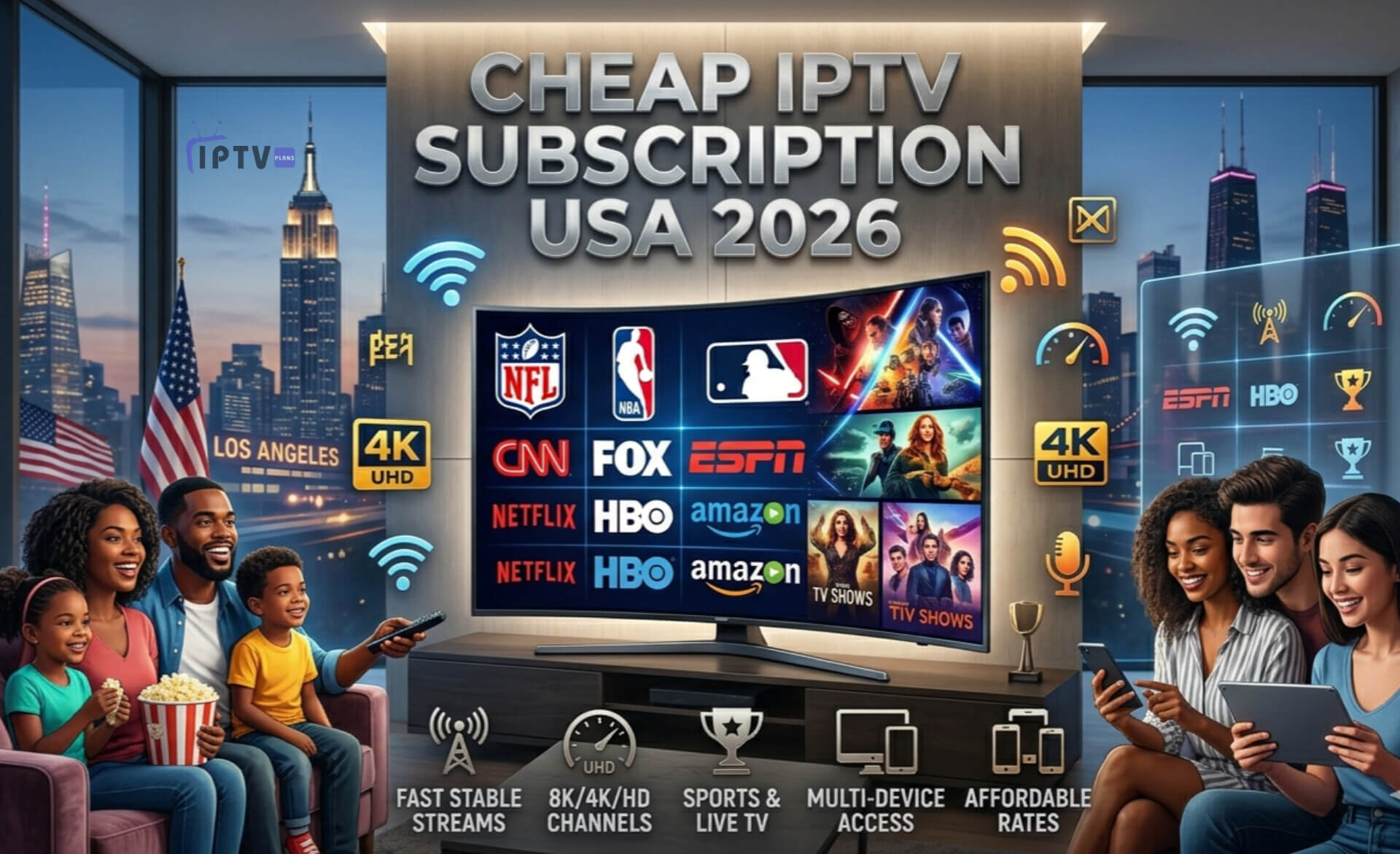 Cheap IPTV Subscription USA 2026 – Best Affordable Streaming Solution